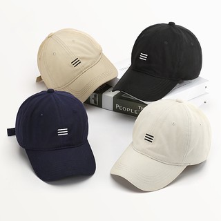 Outdoor versatile sun visor cap simple three bar fashion male sun visor female sports student baseball cap