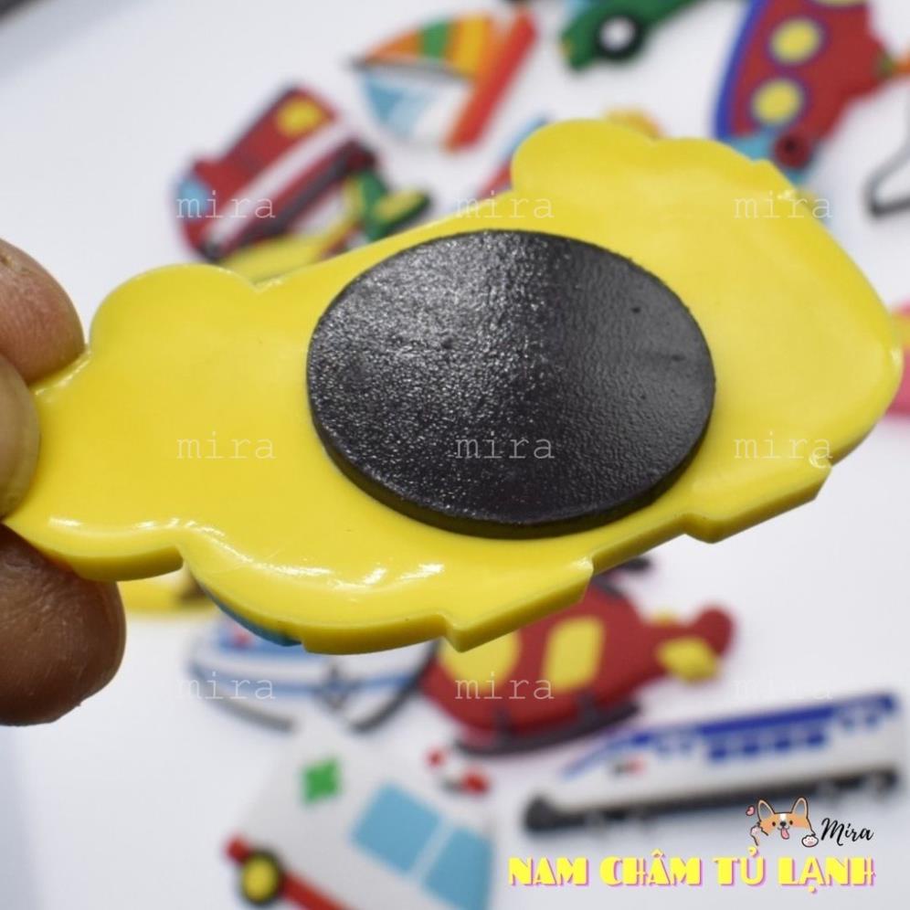 Nam Châm Tủ Lạnh PVC Phương Tiện Giao Thông Xe Máy Bay Cho Bé Trang Trí Bàn Học, Đính Note MIRA-PVC79001