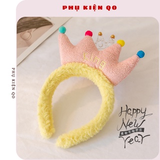 Bờm cài tóc vương miện King BOM37