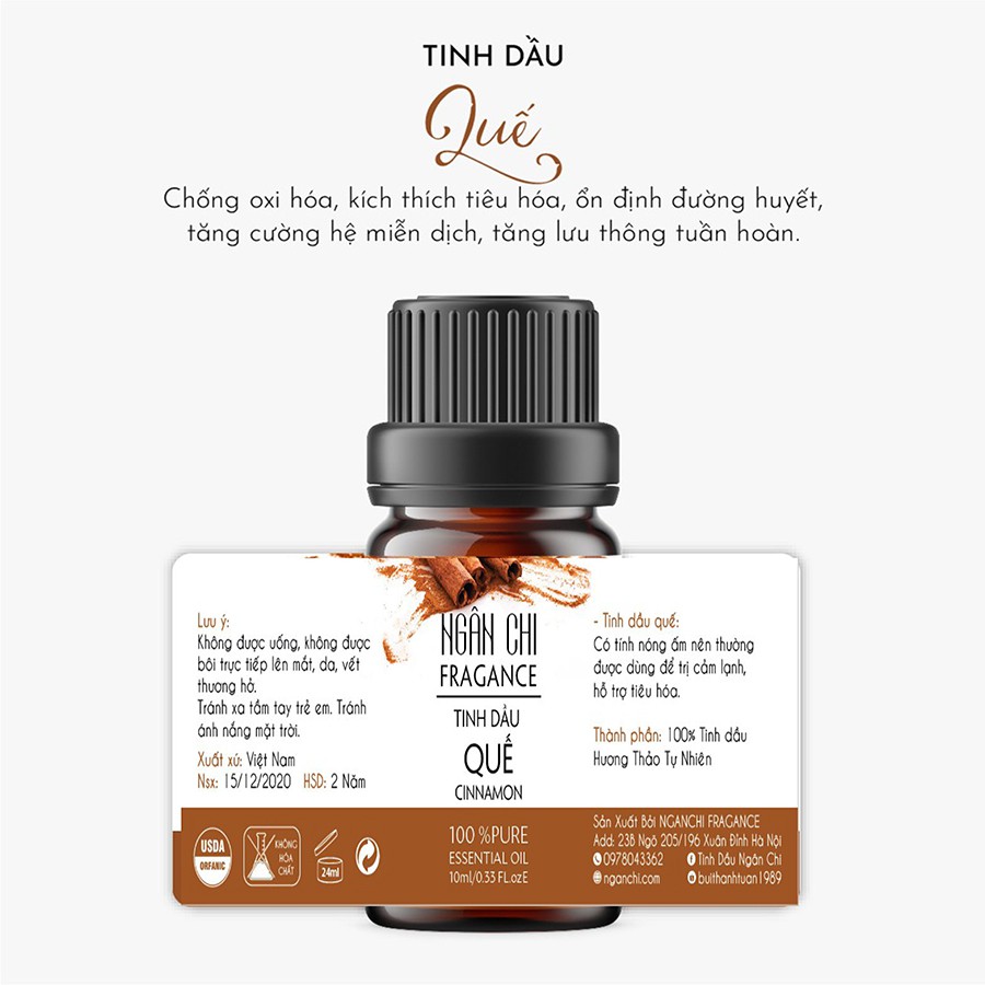 Tinh Dầu Thiên Nhiên 50 Ml Nguyên Chất Đậm Đặc