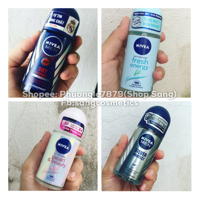 Lăn khử mùi Nivea Đủ Loại - Đủ Cỡ