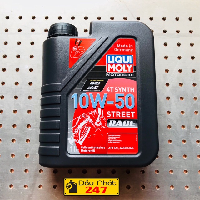 Dầu nhớt xe máy Liqui Moly 10w50 1502 Street Race 1L
