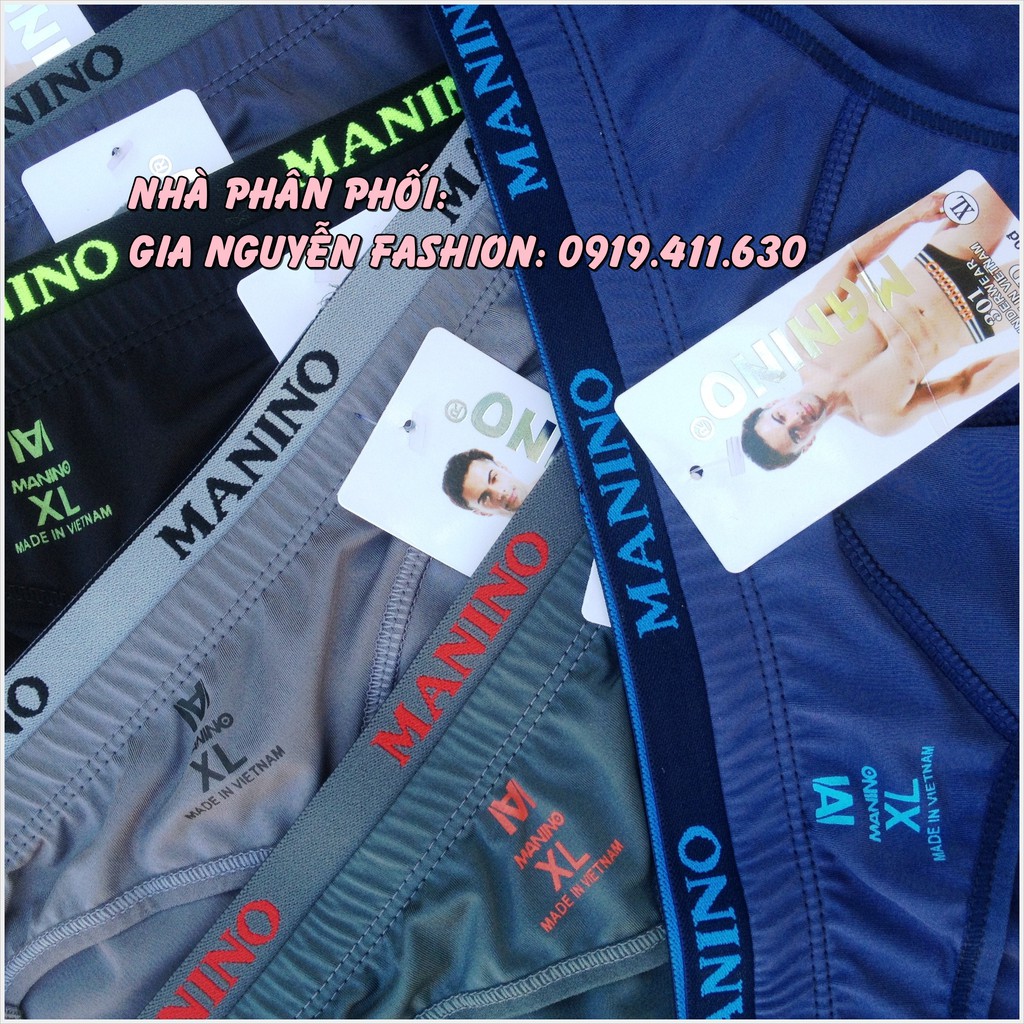 Combo 5 Quần lót nam, quần sịp nam Thun lạnh, thương hiệu MANINO - Hàng Việt nam chất lượng cao