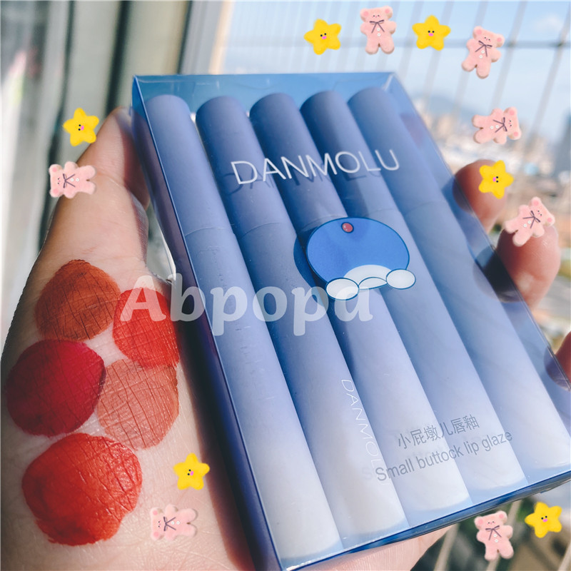 [Hàng mới về] Bộ 5 son kem lì DANMOLU mềm mịn lâu trôi dưỡng ẩm môi hiệu quả dành cho trang điểm | BigBuy360 - bigbuy360.vn