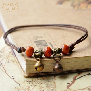 Lắc Chân Đính Hạt Sứ Phong Cách Vintage