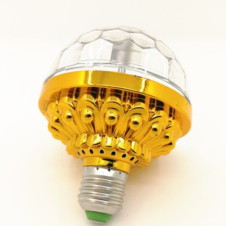 [ TẶNG ĐUI ĐÈN ] Đèn LED Vũ Trường 5 Chế Độ - Quả Cầu Nháy Pha Lê 7 Màu