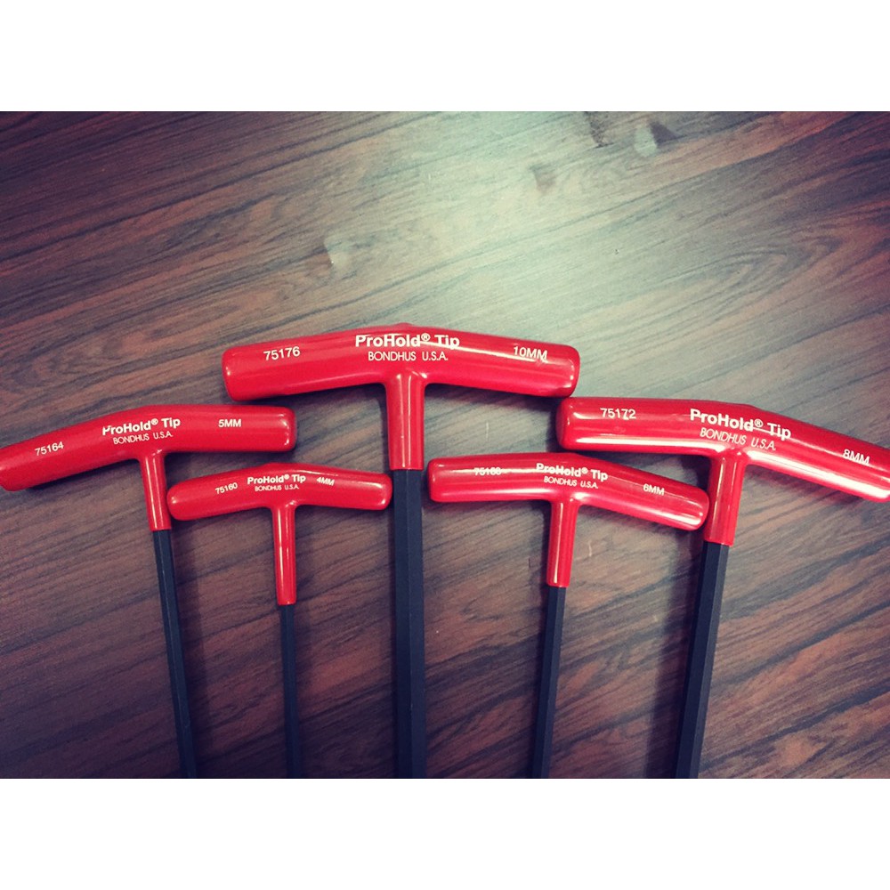 Bondhus ProHold - 75148  Bộ Lục giác T đầu bi thông minh