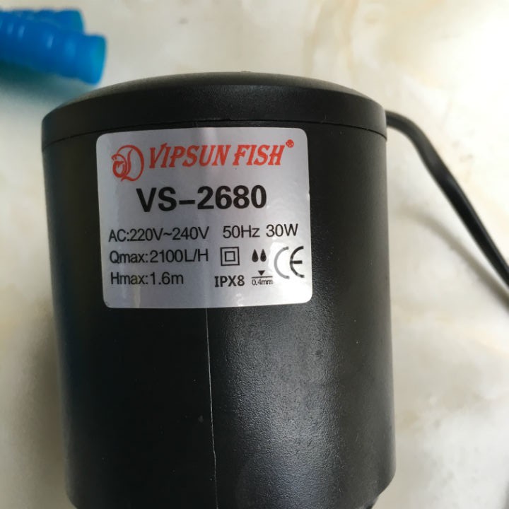 Máy bơm lọc nước hồ cá cảnh 30W VIPSUN VS-2680