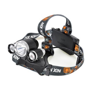 Đèn Pin Đội Đầu 3 Bóng Đèn LED Siêu Sáng