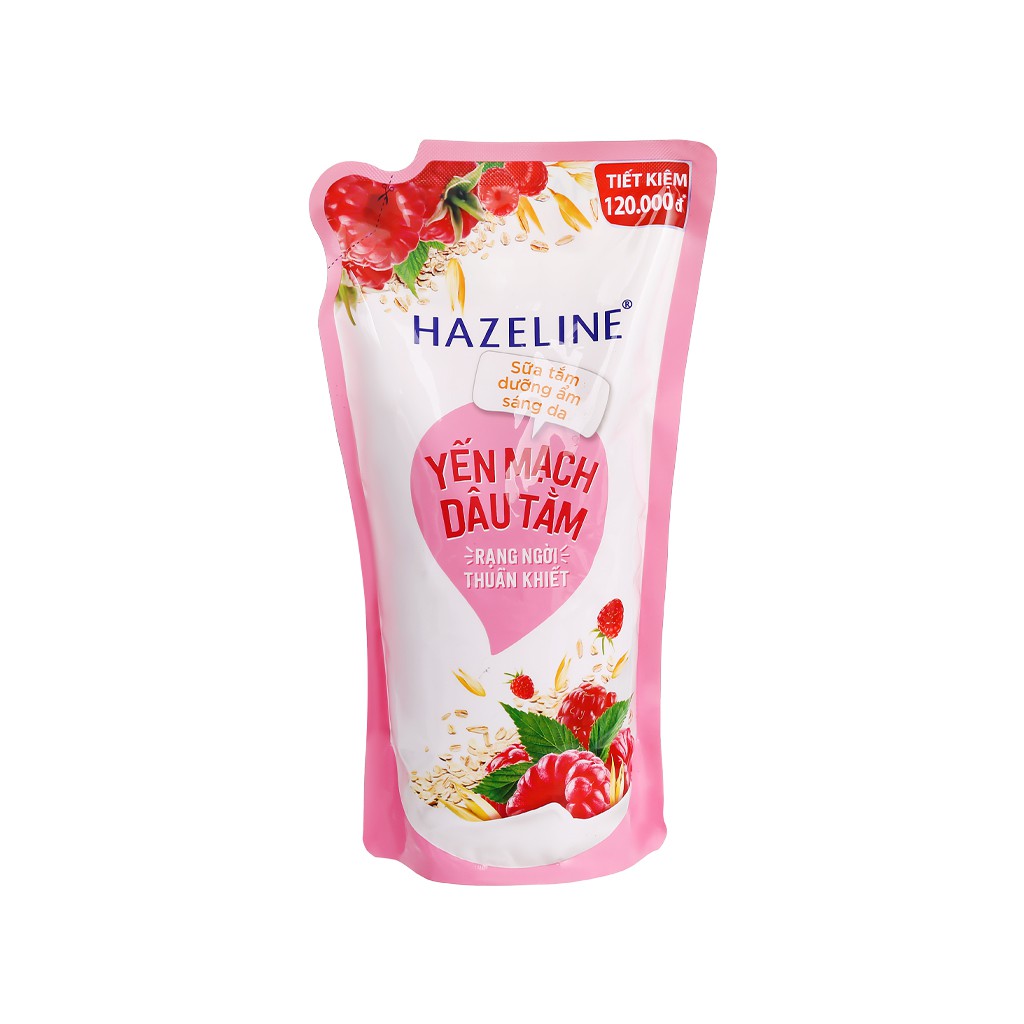 Sữa tắm Hazeline Yến mạch (Hồng) Túi 1Kg