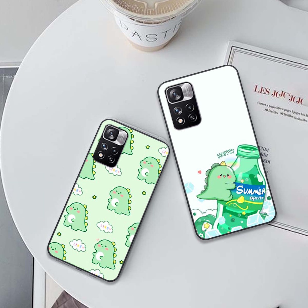 Ốp lưng Xiaomi Redmi Note 11 / Note 11S / RedmiNote 11 Pro 5G khủng long chibi dễ thương