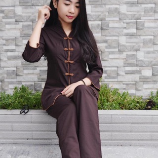 Đồ Lam Đi Chùa - Kate Thái nút thắt