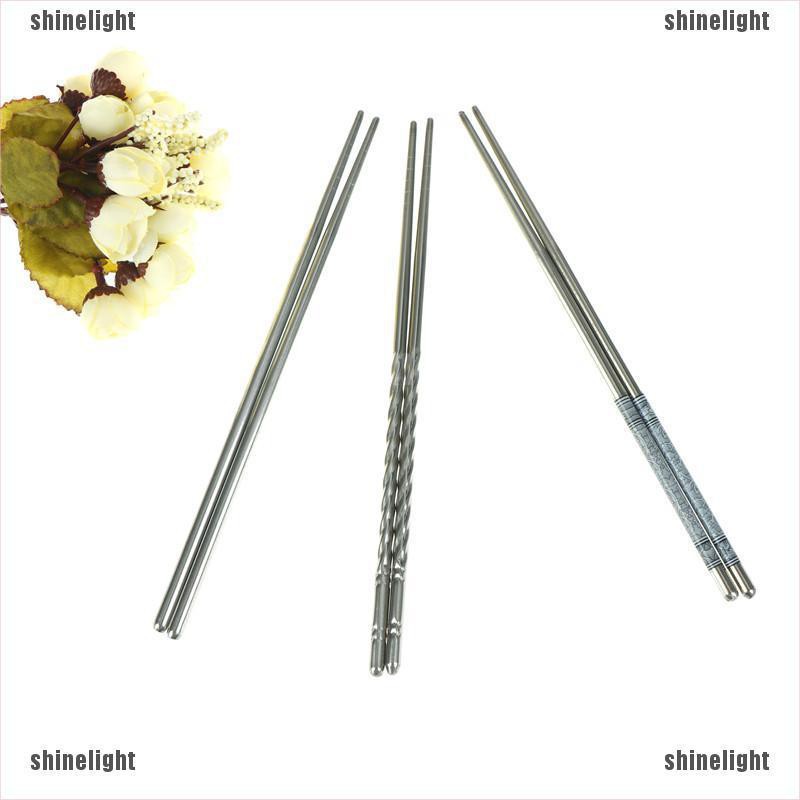 Đũa Inox Chống Trượt Phong Cách Trung Hoa