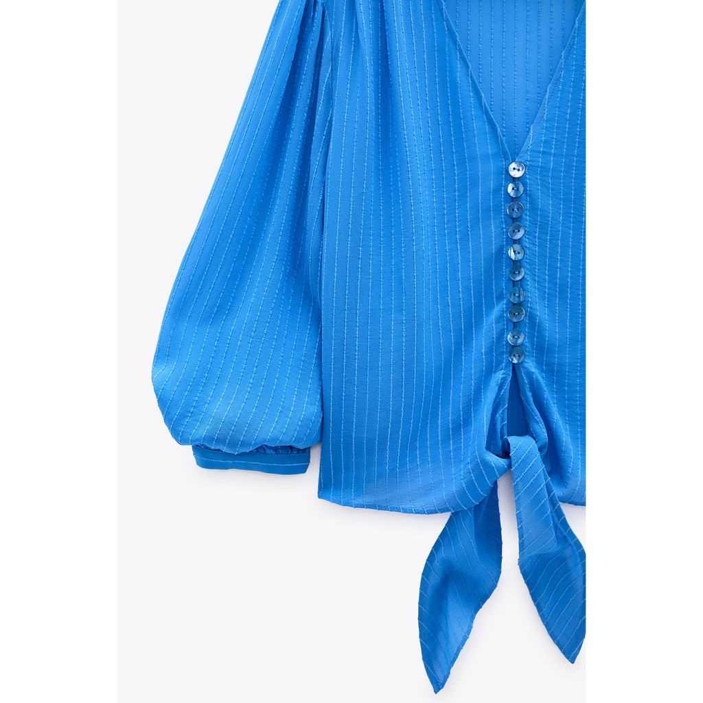 Áo ZARA thắt nơ AUTH