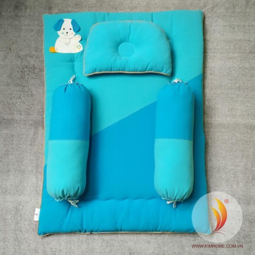 Bộ nệm gối sơ sinh Kara Kim Home danh cho bé từ 0-2 tuổi