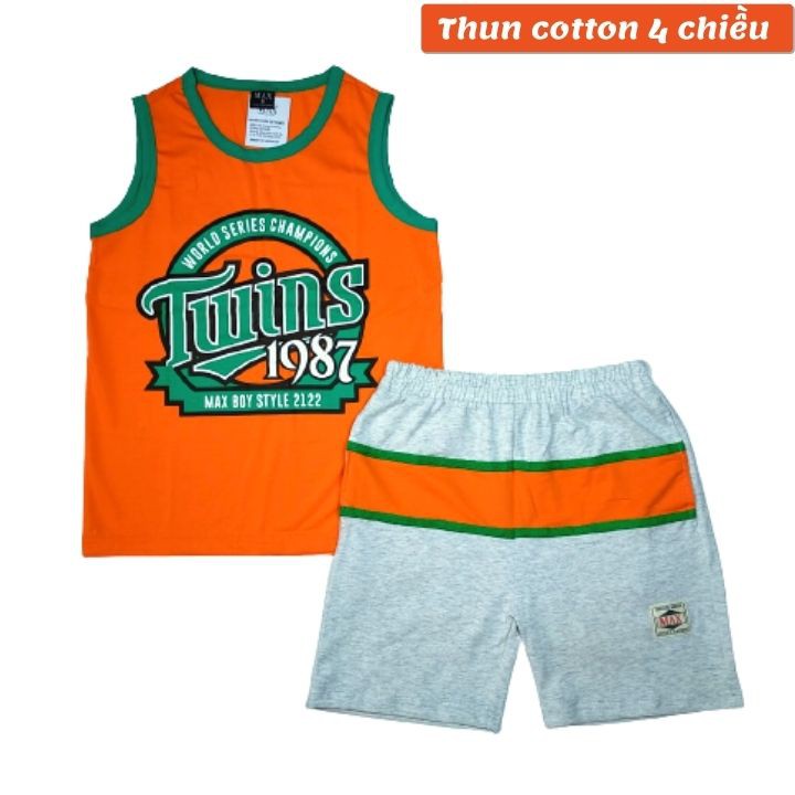 Quần áo trẻ em béo phì bé trai từ 23-55kg - chất thun cotton 4 chiều - Tomchuakids.