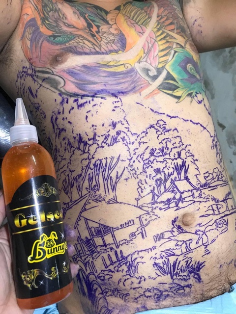 Dung dịch nước gel scan in hình xăm giá rẻ hàng có sẵn