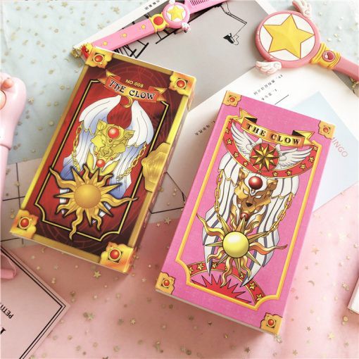 Bộ Bài anime chibi Clow Cardcaptor Sakura thẻ bài thủ lĩnh quà tặng độc đáo tarot in hình cực dẹp