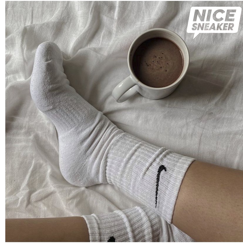 [ Nice Sneaker ] Phụ kiện giày dép : Tất nike cao cổ hàng VNXK dày dặn   .