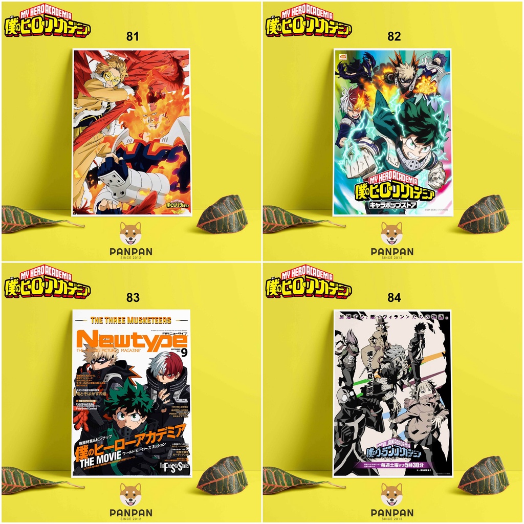 Postcard Cao Cấp - Poster My Hero Academia