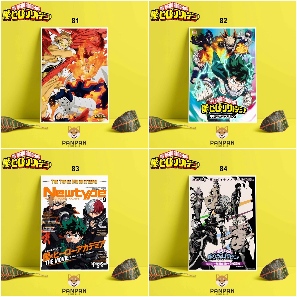 Postcard Cao Cấp - Poster My Hero Academia (4)