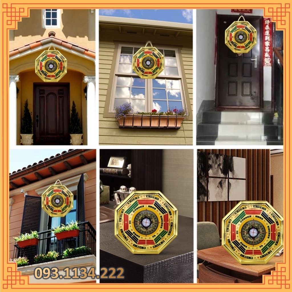 La bàn phong thủy có kèm hướng dẫn sử dụng mẫu la bàn treo