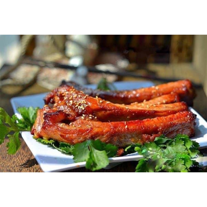 Sườn nướng BBQ 1kg 2 khay (giao nhanh HCM)