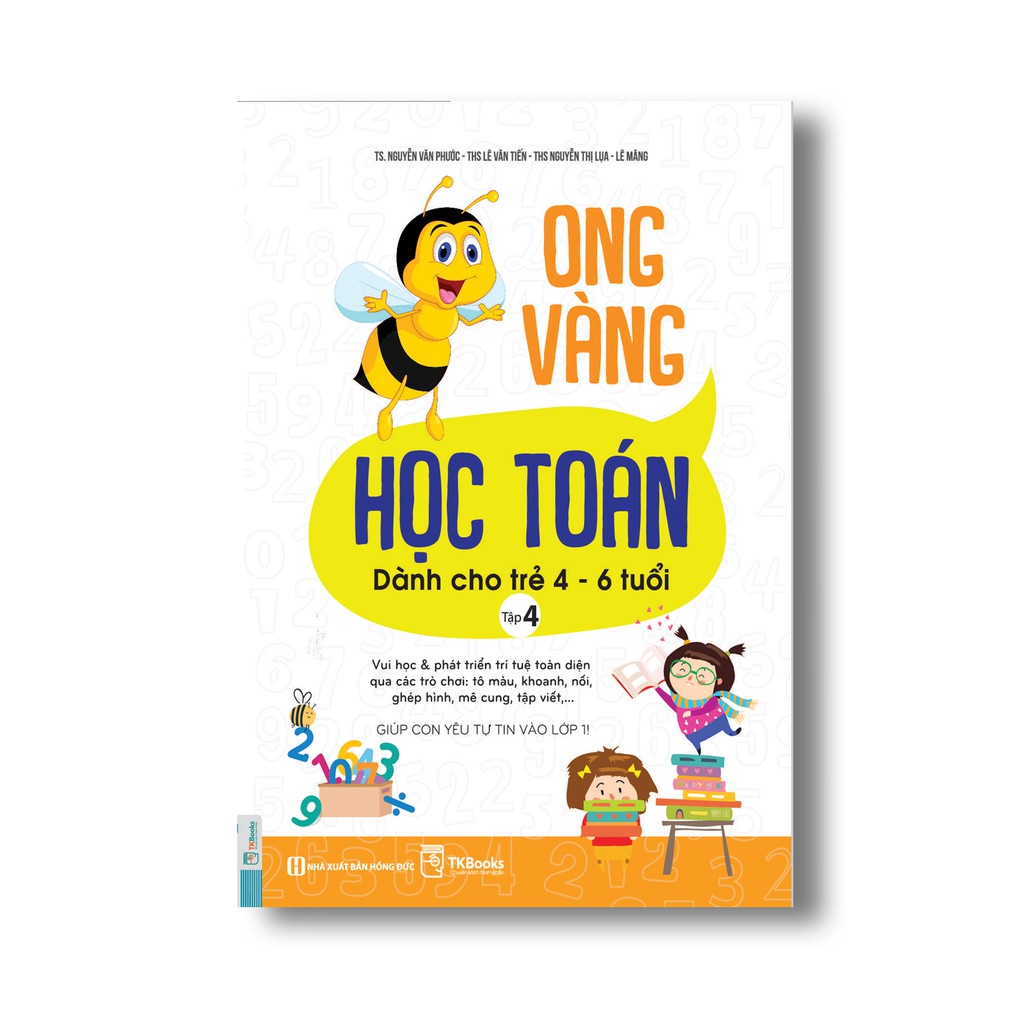 Sách - Ong Vàng Học Toán Dành Cho Trẻ 4 – 6 Tuổi Tập 4