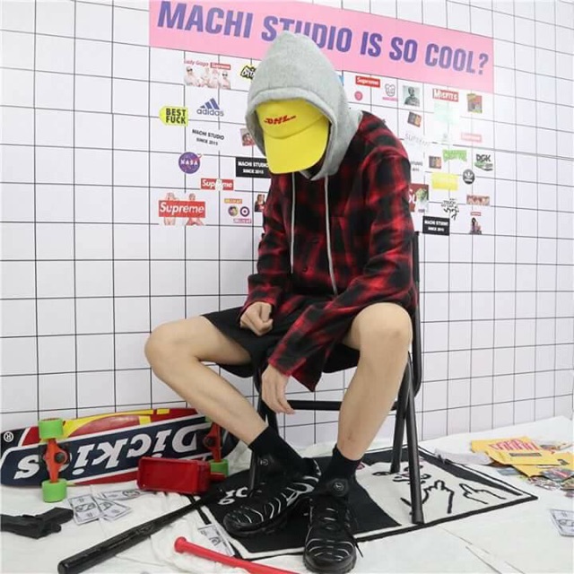 [Ảnh thật] Hoodie flannel
