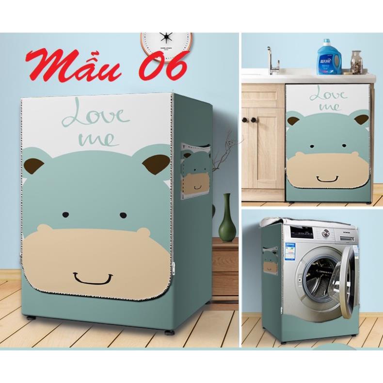 Vỏ bọc máy giặt lồng ngang, cửa trước, áo trùm bạt phủ siêu bền chống mưa nắng LOẠI TỐT