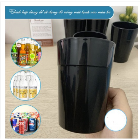 Cốc phíp uống nước nhựa Việt Nhật 330ml, Cốc nhựa chịu nhiệt cao cấp bền đẹp MS:6315