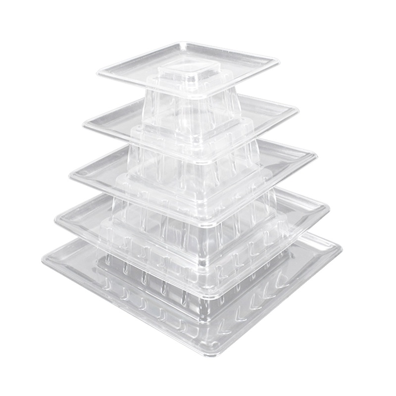 Tháp Đứng 5 / 9 Tầng Trưng Bày Bánh Macaron Bằng Nhựa