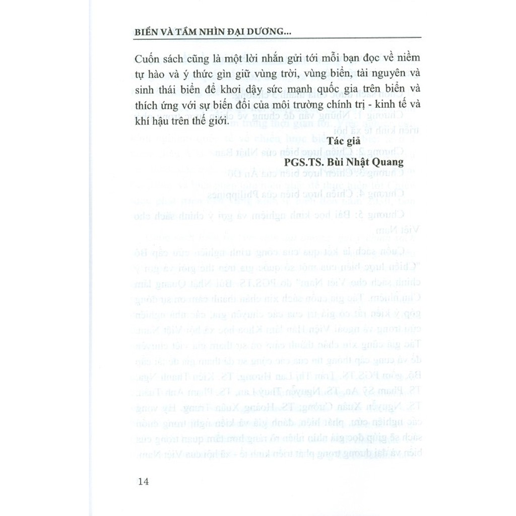 Sách - Biển Và Tầm Nhìn Đại Dương - Gợi Ý Chính Sách Từ Trường Hợp Nhật Bản Ấn Độ Và Philippines | BigBuy360 - bigbuy360.vn