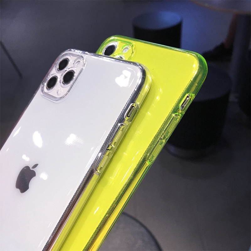 iPhone case iPhone 11 Pro Max x xr xsmax 7/8 plus Transparent tpu Fluorescent all-inclusive camera iPhone cover | BigBuy360 - bigbuy360.vn