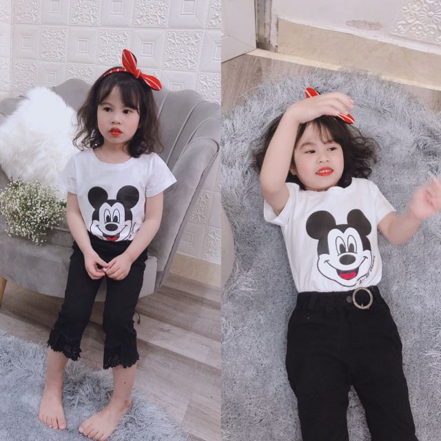 Áo chuột Mickey cao cấp siêu hót cho bé