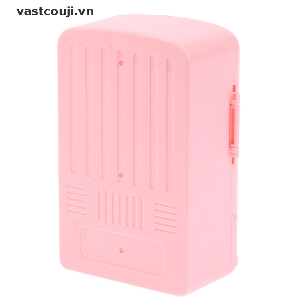 Tủ Lạnh Màu Hồng Tỉ Lệ 1 / 12 Trang Trí Nhà Búp Bê