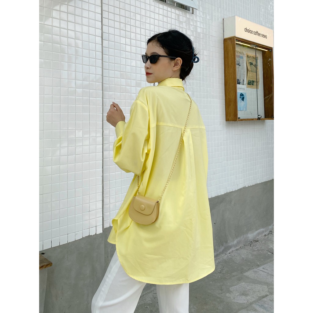 YU CHERRY | Áo nữ Basic Cotton Shirt YA381