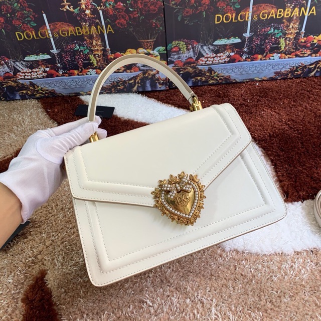 Túi Xách Dolce&Gabbana Cao Cấp Size 24 cm. Ba màu: Trắng, Xanh, Đen