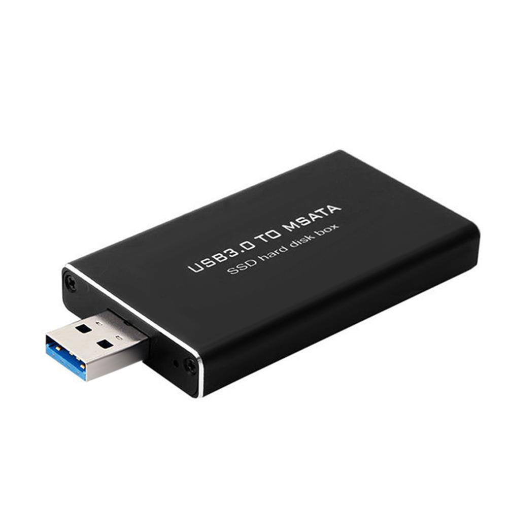 MSATA SSD sang USB 3.0 Bộ chuyển đổi hộp đĩa cứng Bộ chuyển đổi kèm theo Hộp bên ngoài