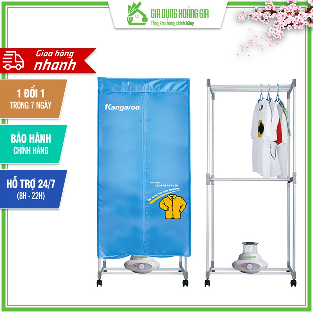 Máy sấy quần áo Kangaroo KG332 1000W