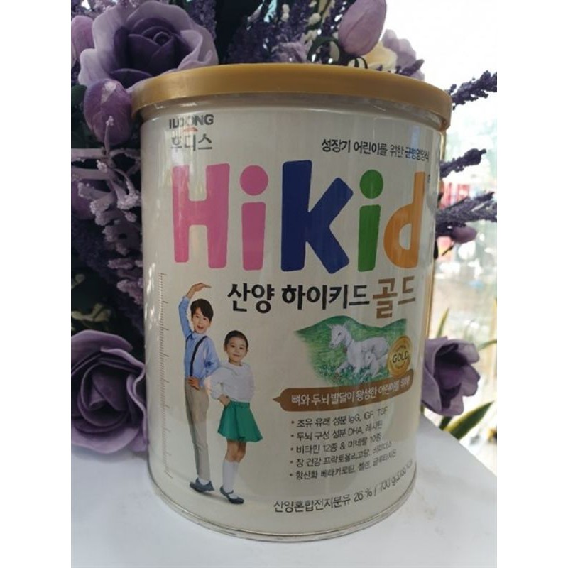 Sữa dê Hikid Hàn Quốc 700g ( từ 1-10 tuổi)