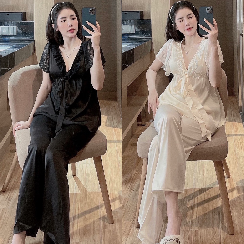 Đồ bộ nữ, đồ ngủ nữ công chúa babydoll, đồ bộ lụa satin, hàng xưởng may đo thiết kế