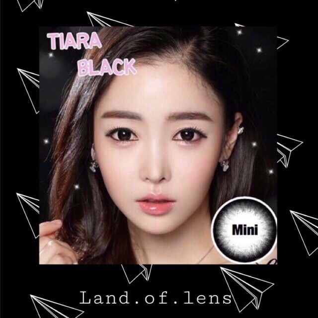 {Black lens}-Mẫu Kính áp tròng màu Đen Tự Nhiên