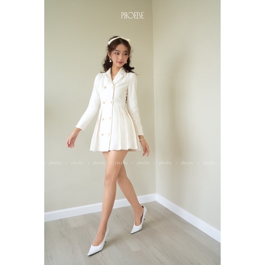 OUTLET SALE Đầm Momo xếp ly Phoebe