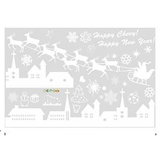 DECAL TRANG TRÍ NOEL 2 MẶT 2021 SỐ 20
