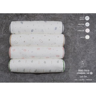 Gối ôm vải sợi tre lụa hrnee cho bé yêu