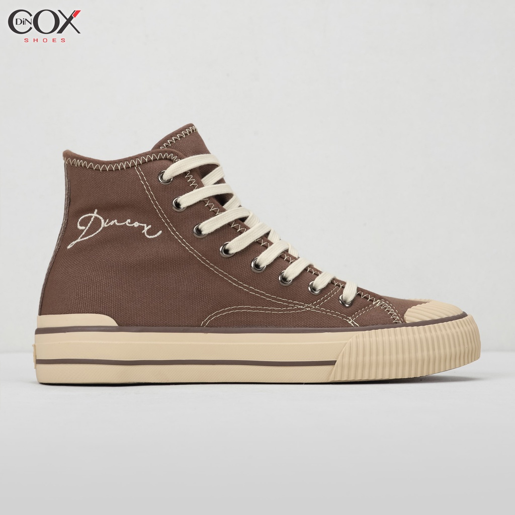 Giày Sneaker Vải Unisex DINCOX D21 Phong Cách Ấn Tượng Hi Chocolate