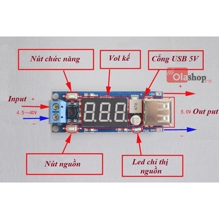 Mạch hạ áp sạc pin điện thoại 5V2A