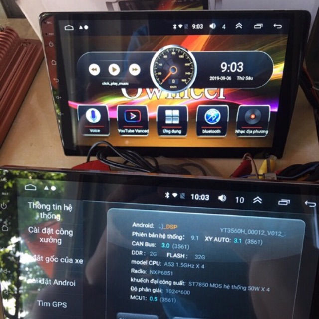 Màn hình android Owincer C600pro 9inch, 10inch