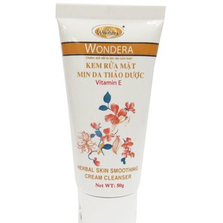 Kem rửa mặt mịn da thảo dược Wondera